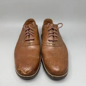 Cole Haan Zerogrand Wingtip Oxford Dress Shoes Leather Brown Casual 9.5M s-l400.jpg main image 4